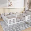 REMZETTA Kinderbett 90x200 cm Familienbett mit Geländer, 2 Produktbild-Vorschau 1