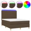 The Living Store Boxspringbett mit Matratze & LED Produktbild-Vorschau 2