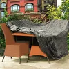 Wasserdichte rechteckige Gartentischabdeckung 90x90x90cm, Produktbild-Vorschau 2