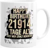 Kaffee-Tasse Geburtstag Happy Birthday 60 Tage alt aber wer Produktbild-Vorschau 1