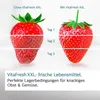 Comparison of strawberries over time with and without VitaFresh XXL. Produktbild-Vorschau