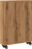 vidaXL Carrello portaoggetti stretto Artisan oak 48x13x68 Anteprima dell’immagine prodotto 6