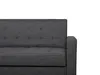 BELIANI 3-Sitzer Sofa Dunkelgrau Stoffbezug Gesteppt mit Produktbild-Vorschau 9