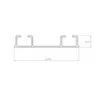 SN DECO - Objektschiene LM Set, 2 läufig, weiß, vorgebohrt, Produktbild-Vorschau 7