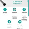 Aluminium Rundrohr [8 x 1 mm Länge: 2.000 mm] Produktbild-Vorschau 3