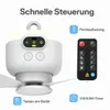 USB Ventilator mit Licht 8000mAh Akku Ventilator Hängender Produktbild-Vorschau 3