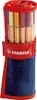 A set of Stabilo pens in a roll-up case. Produktbild-Vorschau