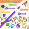 Fidget Toys Silikon Sensorik Stick, 8 Stück Sensorische Produktbild-Vorschau 2