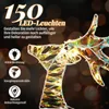 LEADZM 3-teiliges Weihnachtsbeleuchtung Rentier Irisieren, Produktbild-Vorschau 3