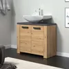 Waschbeckenunterschrank "Chase" Artisan Eiche, Badschrank Produktbild-Vorschau 6
