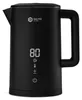 A black electric kettle with a digital display. Produktbild-Vorschau