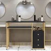 M MCombo Schreibtisch mit Schubladen, Schminktisch Produktbild-Vorschau 2
