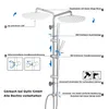 JOHO Regendusche Duschsystem Edelstahl Duschset ohne Produktbild-Vorschau 5