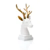 LED Polyresin Figur  Rentier Kopf warmweiße LEDs Dekoration Produktbild-Vorschau 3