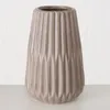 Boltze Vasen Set Esko 2-teilig braun matt Blumenvasen Produktbild-Vorschau 4
