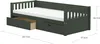 FURNLUX Kinder Einzelbett Viggo Grün 90x200cm / Hauptfarbe: Produktbild-Vorschau 10