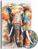 DEQOART Hybrid Leinwand Bild 60x90 cm 'Elefant des Lebens' Produktbild-Vorschau 1