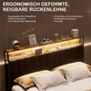 DEWINNER Bettrahmen 140 x 200, mit Metallgestell, Produktbild-Vorschau 6