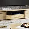 TV Lowboard 181 cm, Eiche mit strukturierter Produktbild-Vorschau 2
