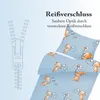 Kinder Bettwäsche 100x135/40x60cm 2-teilig Bärchen Blau – Produktbild-Vorschau 4