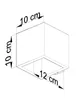 Applique QUAD en béton 1xG9 8W béton 10x12x10cm Sollux Voir les images du produit 14