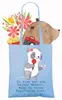 Mr. & Mrs. Panda Tote Bag Reporterin Herz - Sky Blue - Produktbild-Vorschau 3
