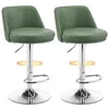 Lot de 2 tabourets de bar Tabouret de bar pivotant à 360° Voir les images du produit 1