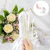 20 Stück Wedding Wands, 30cm Weiß und Rosa Luftschlangen Produktbild-Vorschau 3