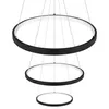 MasterLED LED závesné svetlo čierne 3 krúžky, 77W 10000lm Náhľad obrázku produktu 5