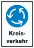 Schild Kreisverkehr A1 (594x841mm) Produktbild-Vorschau 1