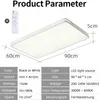 Style home 192W LED Deckenleuchte Deckenlampe, 90x60x5cm Produktbild-Vorschau 6
