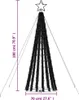 vidaXL Choinka LED 275 diod LED zimna biel 180 cm Podgląd zdjęcia produktu 11
