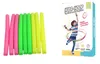 A hula hoop set and its packaging are shown against a white background. Produktbild-Vorschau