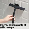 DEKAZIA® Raclette Douche Noir Silicone – Raclette Paroi Voir les images du produit 4