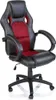A black and red racing-style office chair is shown against a white background. Anteprima dell’immagine prodotto