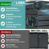 Mülltonnenbox Metall verzinkt 2x240L / 2x 120l Deckel Produktbild-Vorschau 8