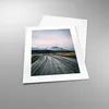 Poster - Poster ohne Rahmen - Frostig Landschaft Weg - Produktbild-Vorschau 3