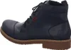 A side view of a single blue boot. Produktbild-Vorschau