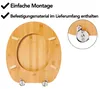 Infinity Goods Bamboe WC Bril Emmy - Toiletbril Met Deksel Produktbild-Vorschau 6