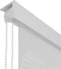 A close-up view of the top mechanism and part of the fabric of a white roller blind with a subtle pattern. Náhľad obrázku produktu