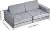 SucceBuy Modulare Spielcouch für Kinder mit Armlehnen, Produktbild-Vorschau 8