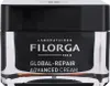 A product shot of a Filorga Global-Repair Advanced Cream jar. Voir les images du produit