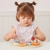 VIGA PolarB Holzzahnräder Montessori Lernpuzzle Bunt Produktbild-Vorschau 6