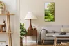 Dekor Leinwand Uhr Wandbilder 30x60 Malerei Wald Bäume Produktbild-Vorschau 3