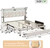 Fortuna Lai Polsterbett Doppelbett 160x200cm mit 4 Produktbild-Vorschau 7