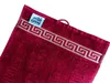 4er Set Luxus Medusa Gästetücher 30x50 cm - Bordeaux / Produktbild-Vorschau 2