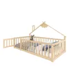 Merax Lit d'enfant 90x190 cm, Lit plat avec barre de Voir les images du produit 12
