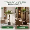 Meisterhome Kunstpalme 210 cm – Extra große Tropische Produktbild-Vorschau 5