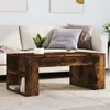 konferenční stolek vidaXL Kouřový dub 102x55x42 cm Dřevěné Náhled obrázku produktu 2