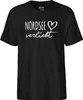 Huuraa Herren T-Shirt Nordsee verliebt S Black Bio Produktbild-Vorschau 2